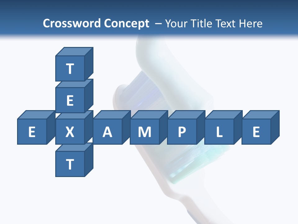 Hold Treatments Toothbrush PowerPoint Template