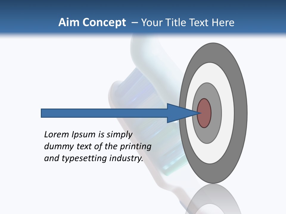 Hold Treatments Toothbrush PowerPoint Template