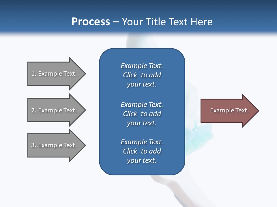 Hold Treatments Toothbrush PowerPoint Template