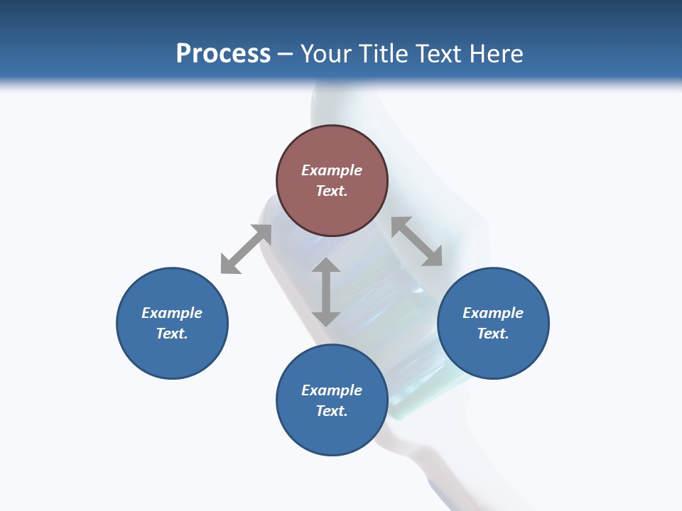 Hold Treatments Toothbrush PowerPoint Template