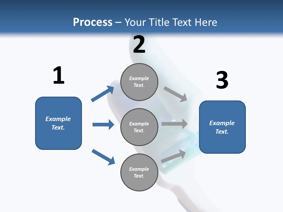 Hold Treatments Toothbrush PowerPoint Template