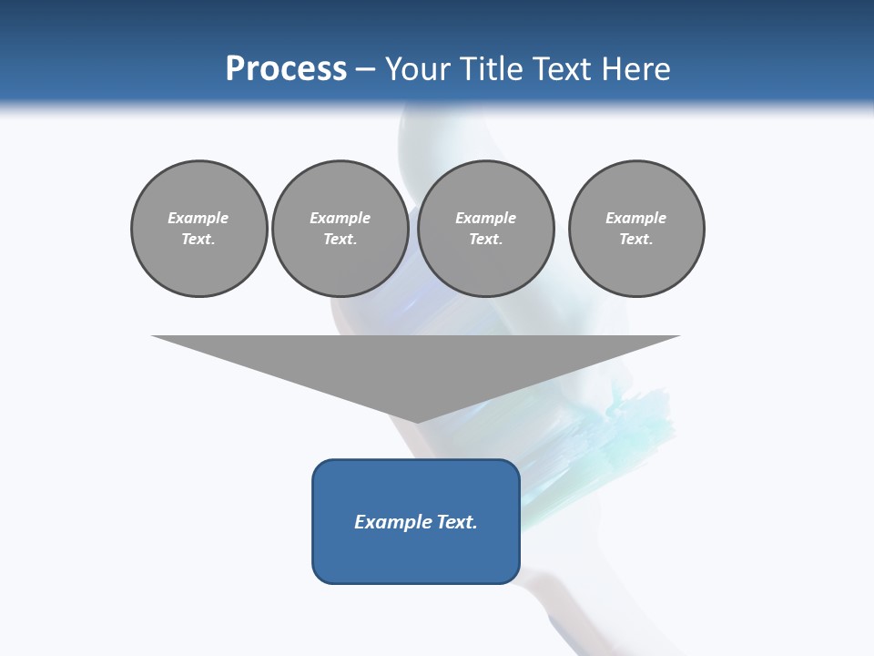 Hold Treatments Toothbrush PowerPoint Template