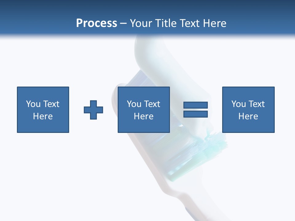 Hold Treatments Toothbrush PowerPoint Template