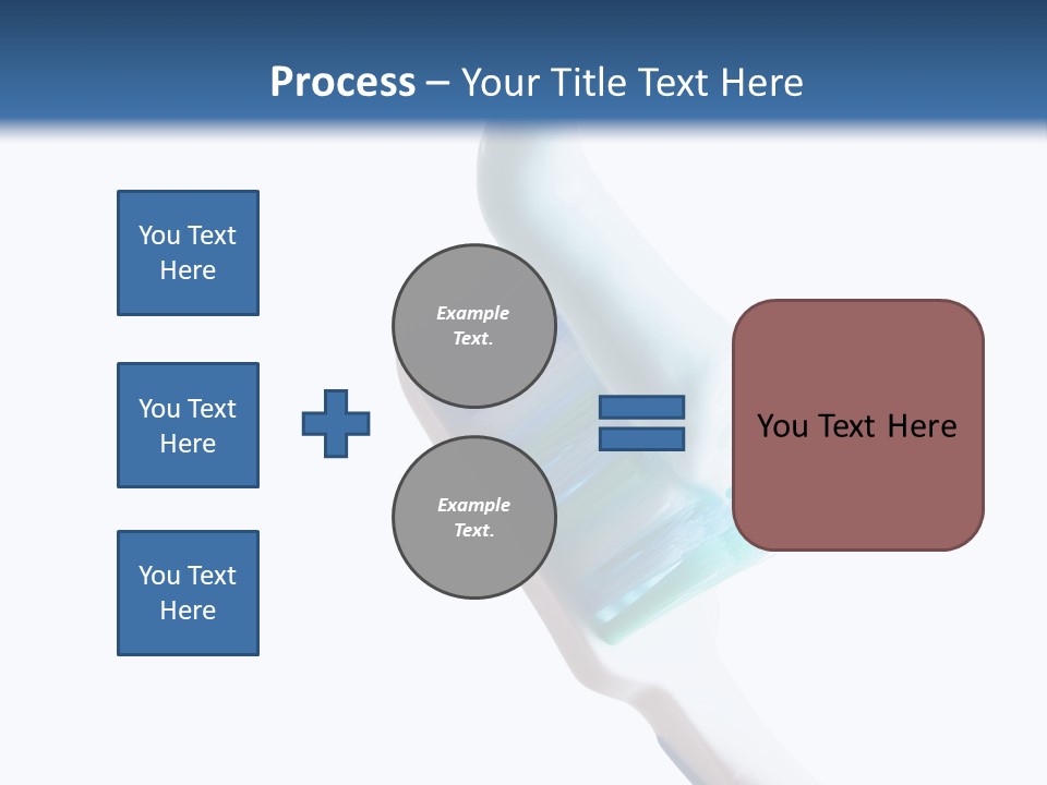 Hold Treatments Toothbrush PowerPoint Template