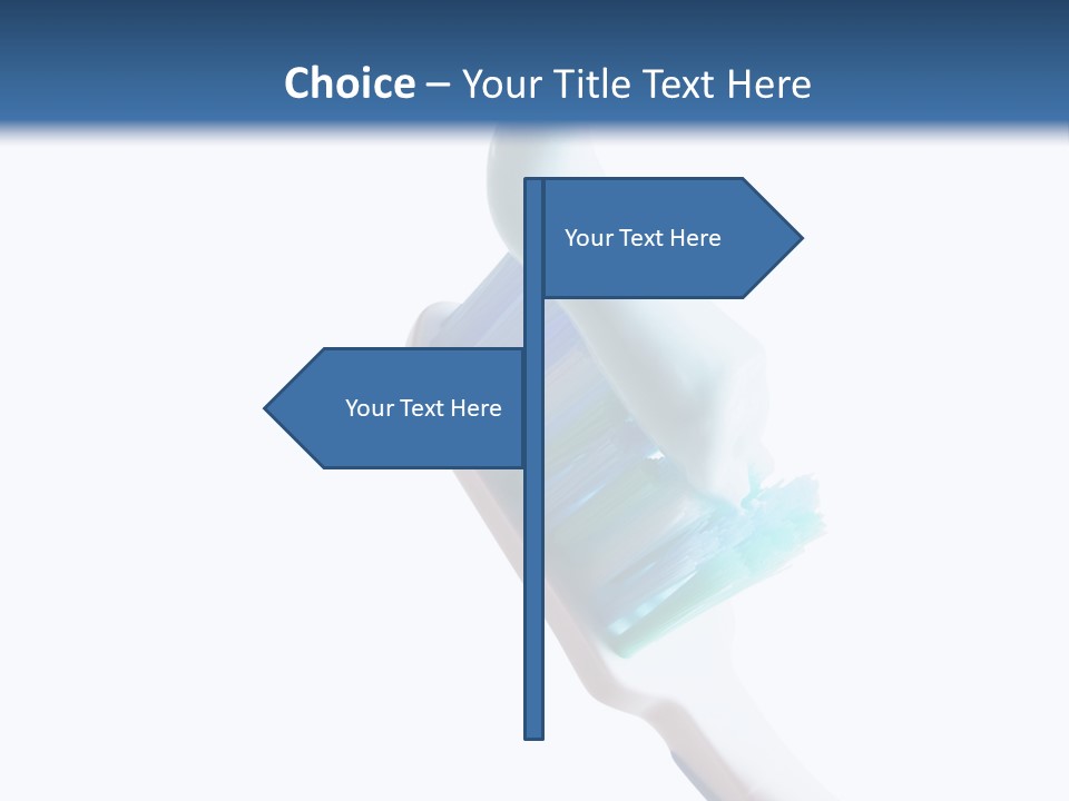 Hold Treatments Toothbrush PowerPoint Template