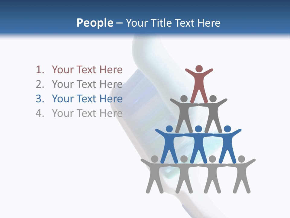 Hold Treatments Toothbrush PowerPoint Template