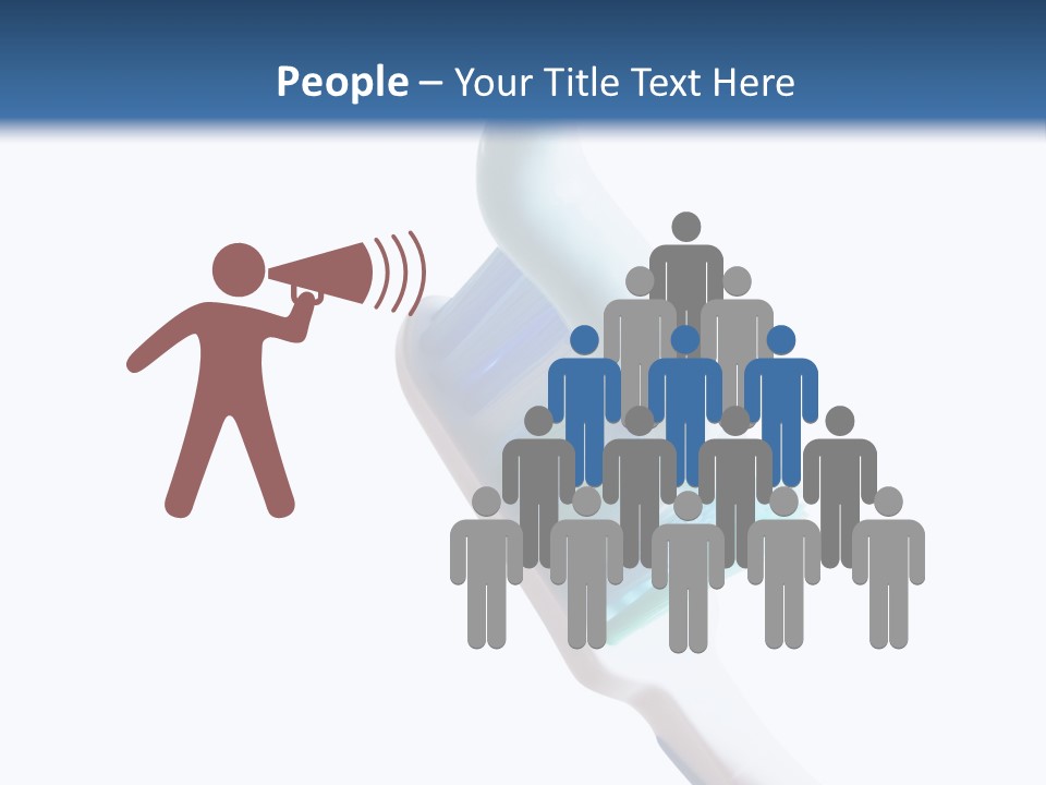 Hold Treatments Toothbrush PowerPoint Template