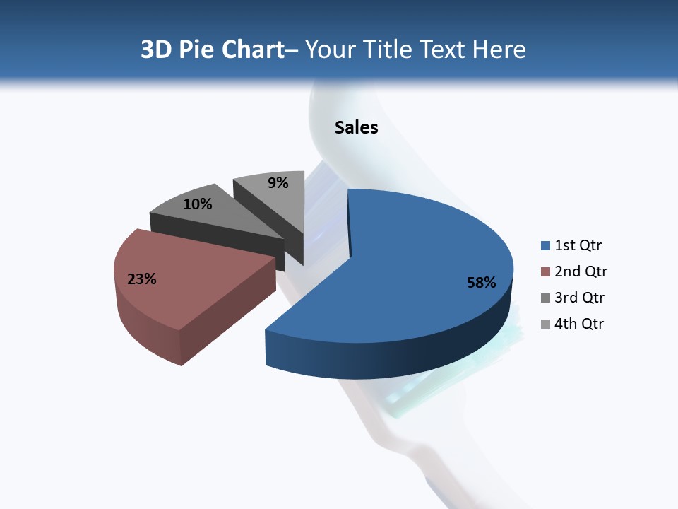 Hold Treatments Toothbrush PowerPoint Template