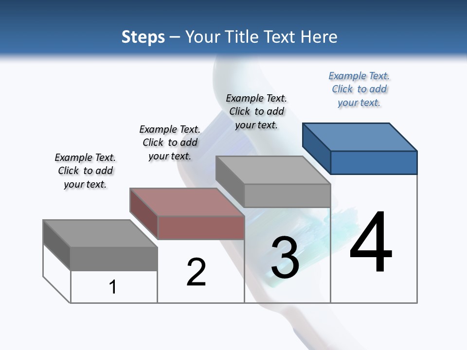 Hold Treatments Toothbrush PowerPoint Template