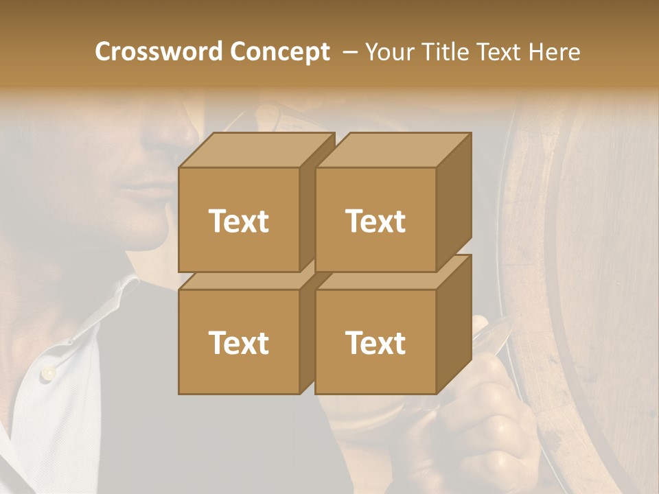 Farm Glass Barrel PowerPoint Template