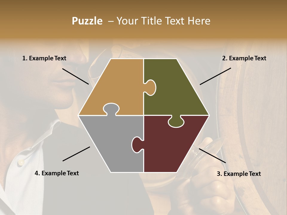 Farm Glass Barrel PowerPoint Template
