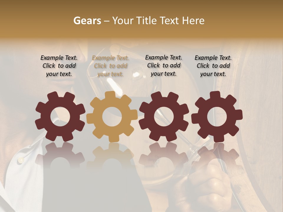 Farm Glass Barrel PowerPoint Template