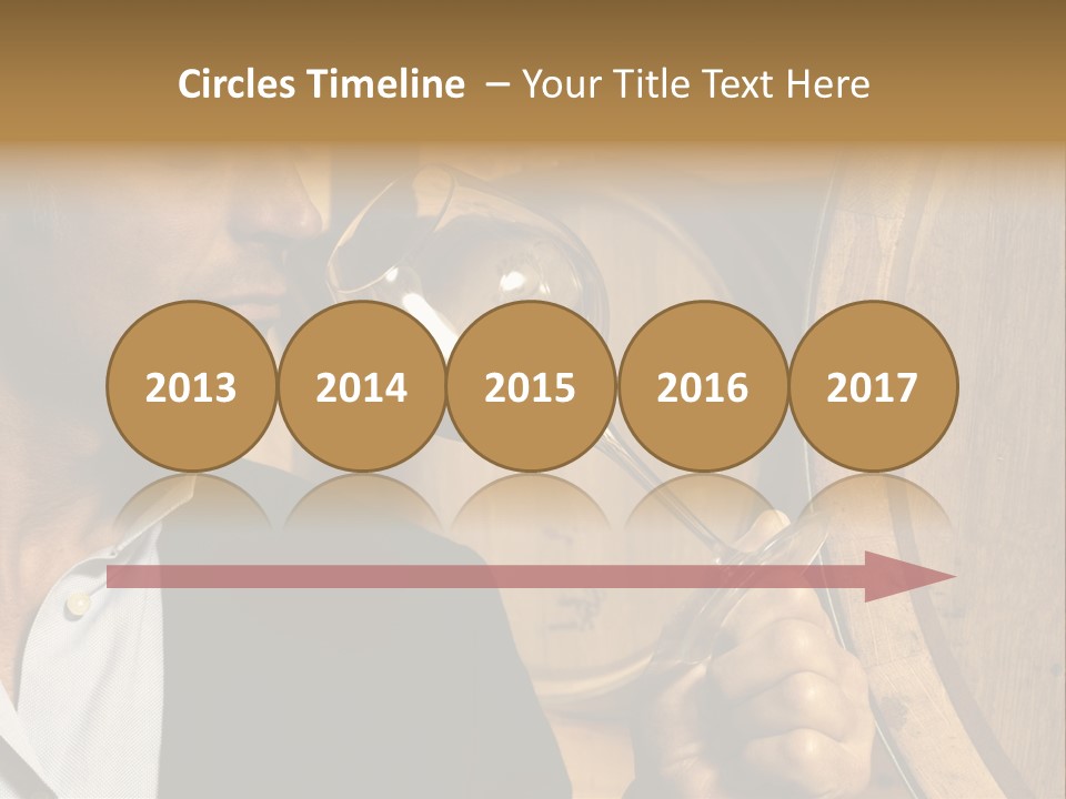 Farm Glass Barrel PowerPoint Template