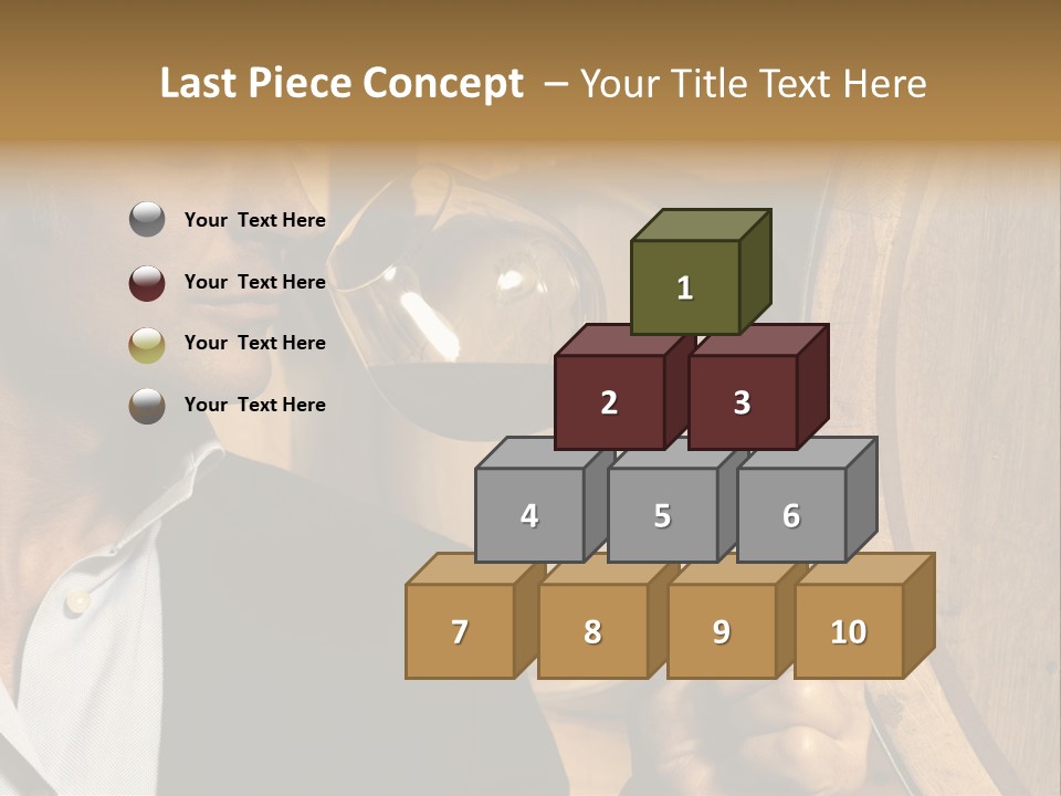 Farm Glass Barrel PowerPoint Template