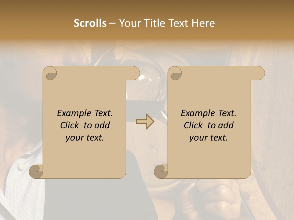 Farm Glass Barrel PowerPoint Template