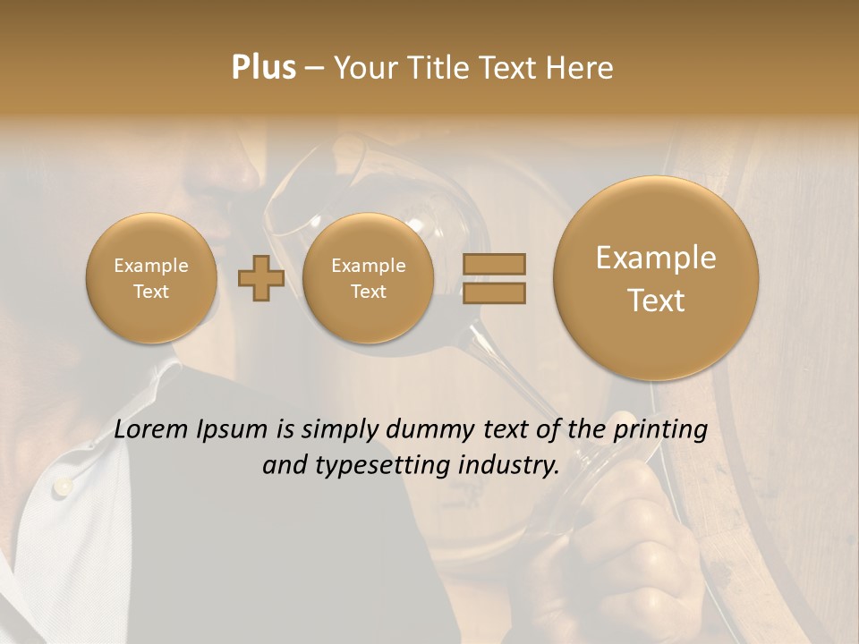 Farm Glass Barrel PowerPoint Template