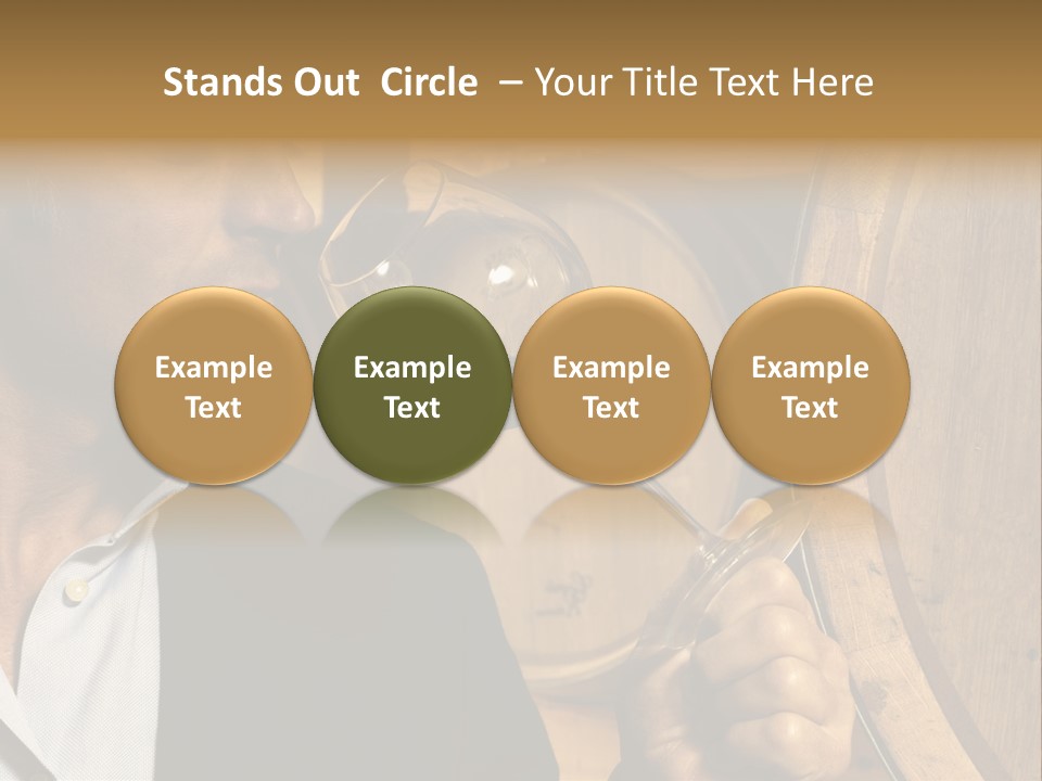 Farm Glass Barrel PowerPoint Template