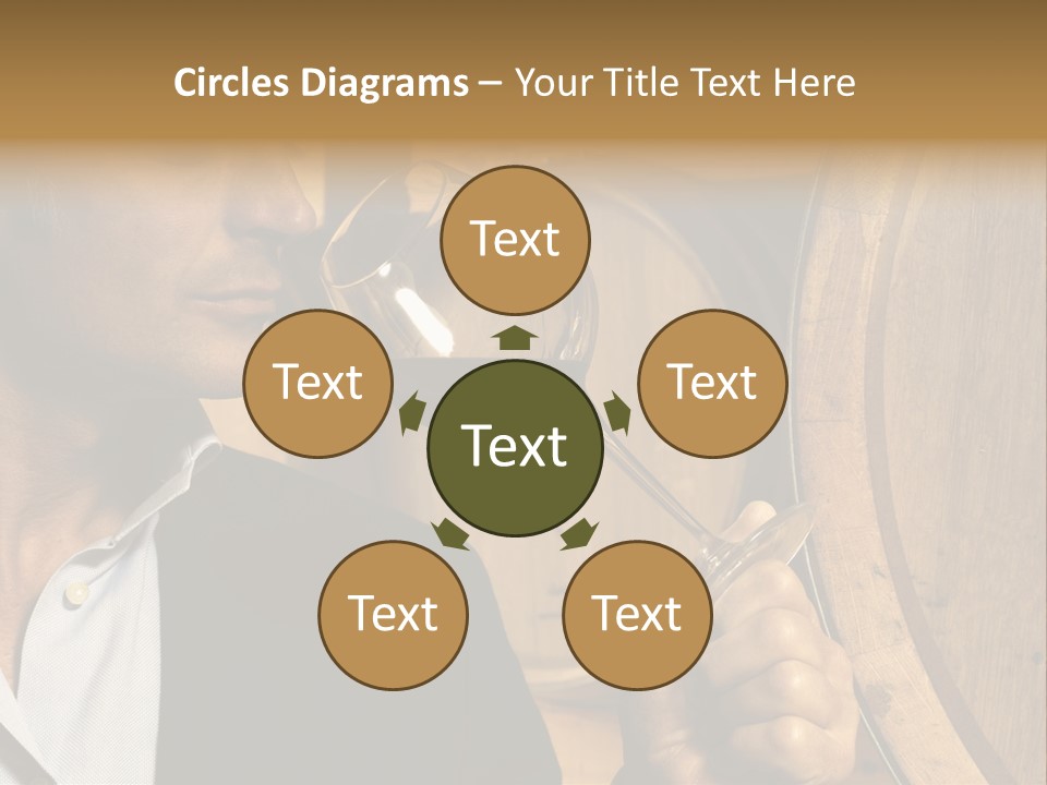 Farm Glass Barrel PowerPoint Template