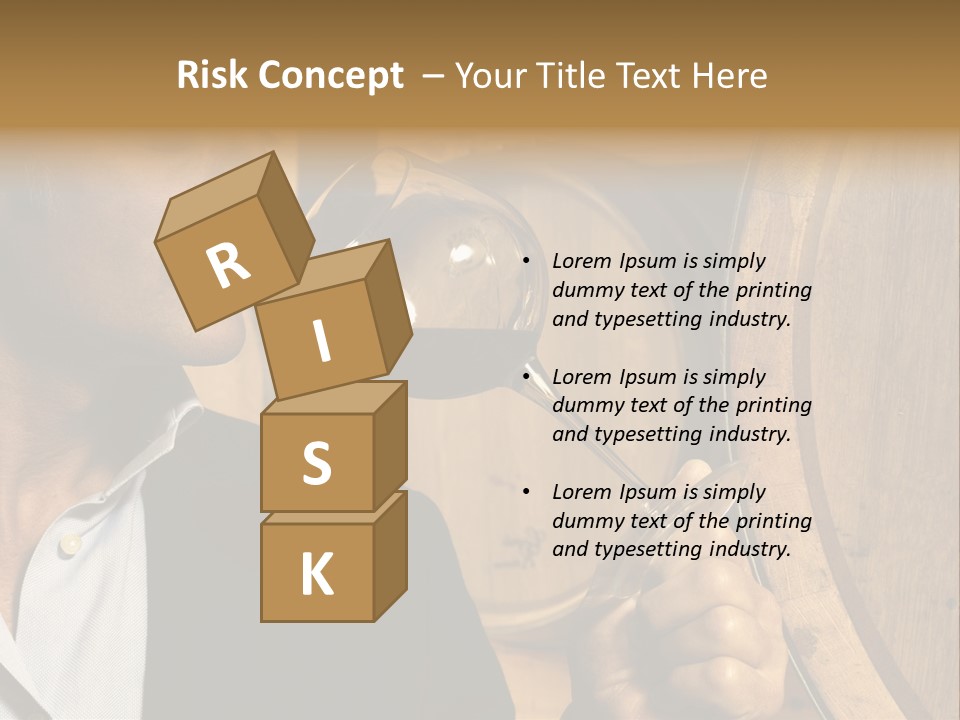 Farm Glass Barrel PowerPoint Template