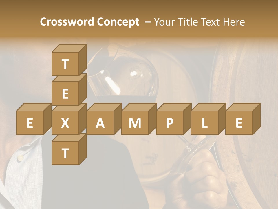 Farm Glass Barrel PowerPoint Template