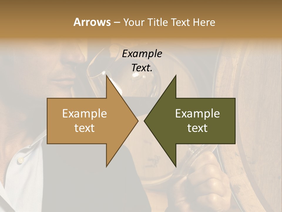 Farm Glass Barrel PowerPoint Template