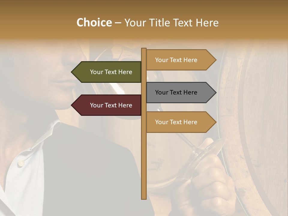 Farm Glass Barrel PowerPoint Template