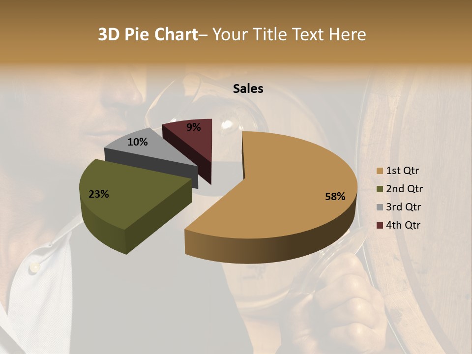 Farm Glass Barrel PowerPoint Template