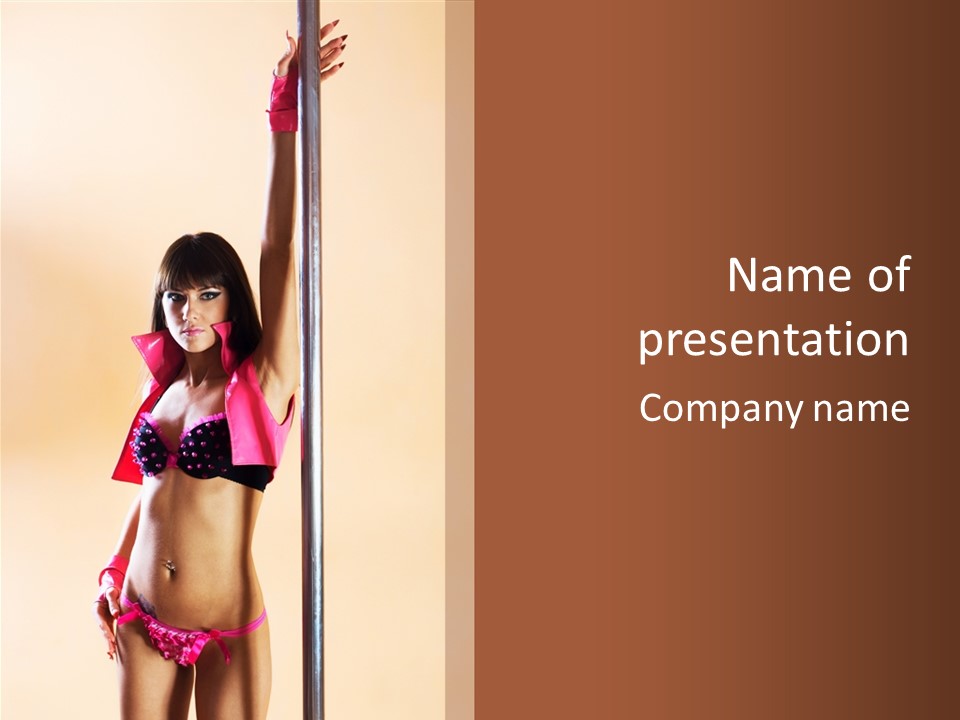 Lingerie Indoors Image PowerPoint Template