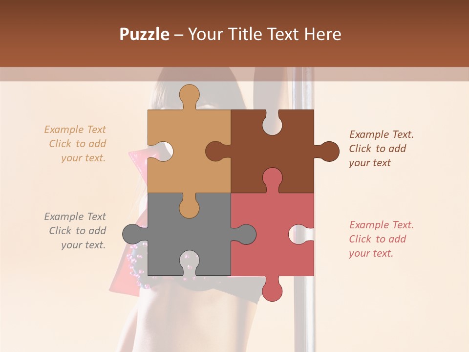 Lingerie Indoors Image PowerPoint Template