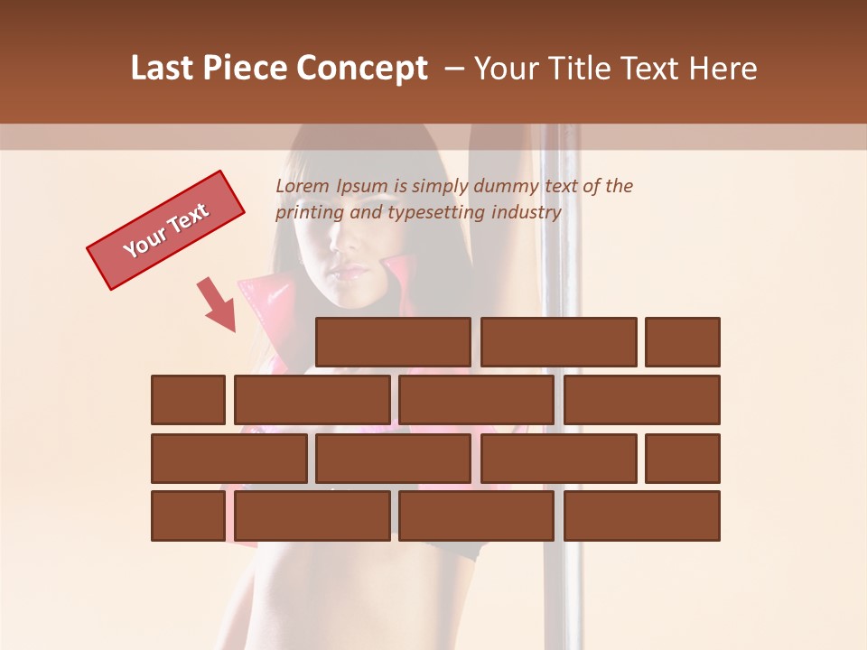 Lingerie Indoors Image PowerPoint Template