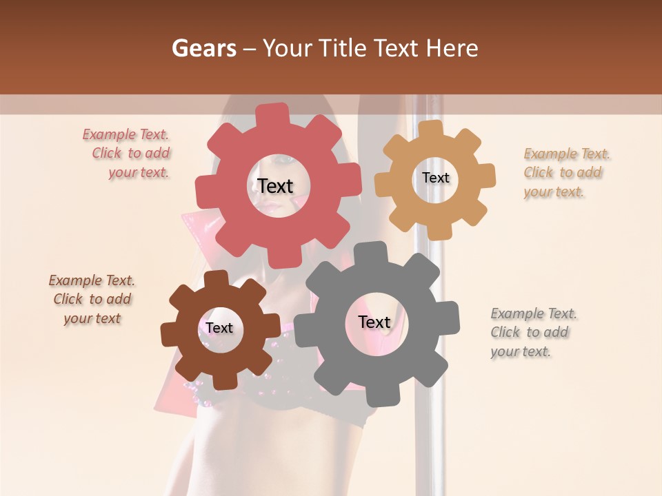 Lingerie Indoors Image PowerPoint Template