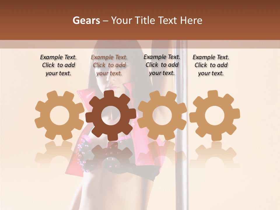 Lingerie Indoors Image PowerPoint Template