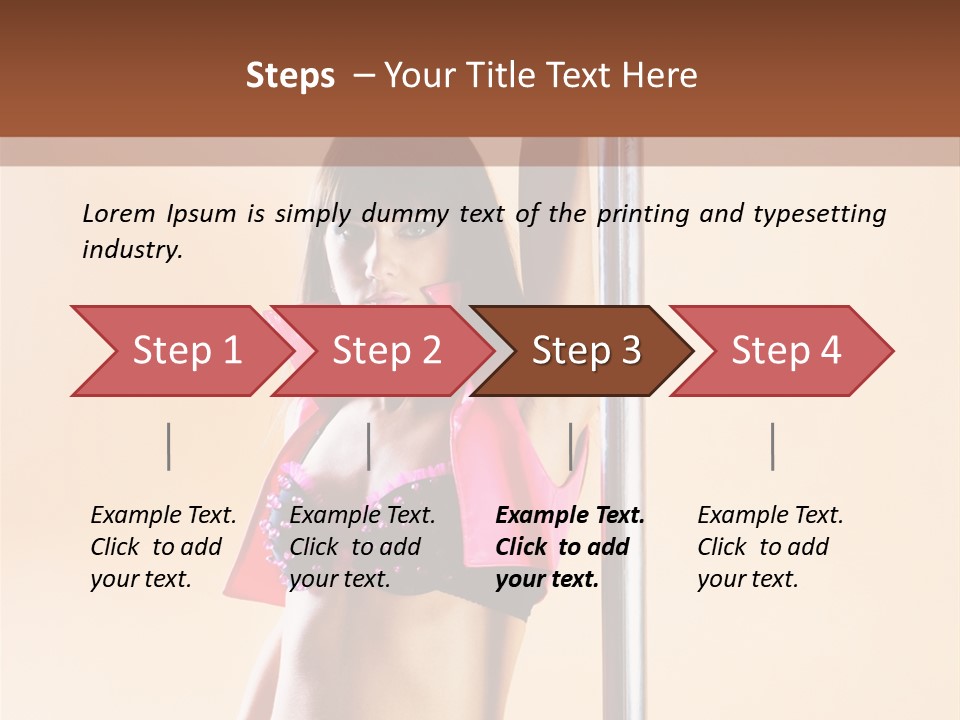 Lingerie Indoors Image PowerPoint Template