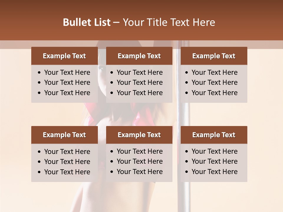 Lingerie Indoors Image PowerPoint Template