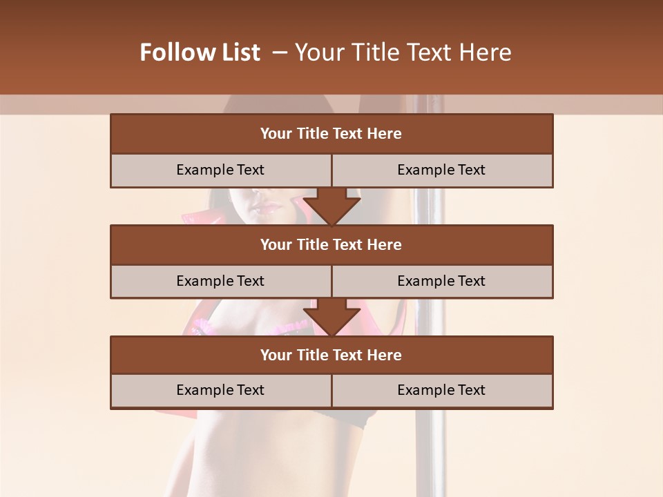 Lingerie Indoors Image PowerPoint Template