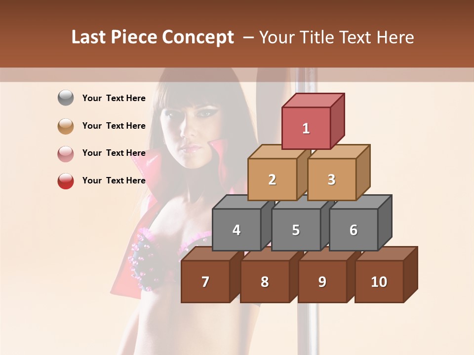 Lingerie Indoors Image PowerPoint Template