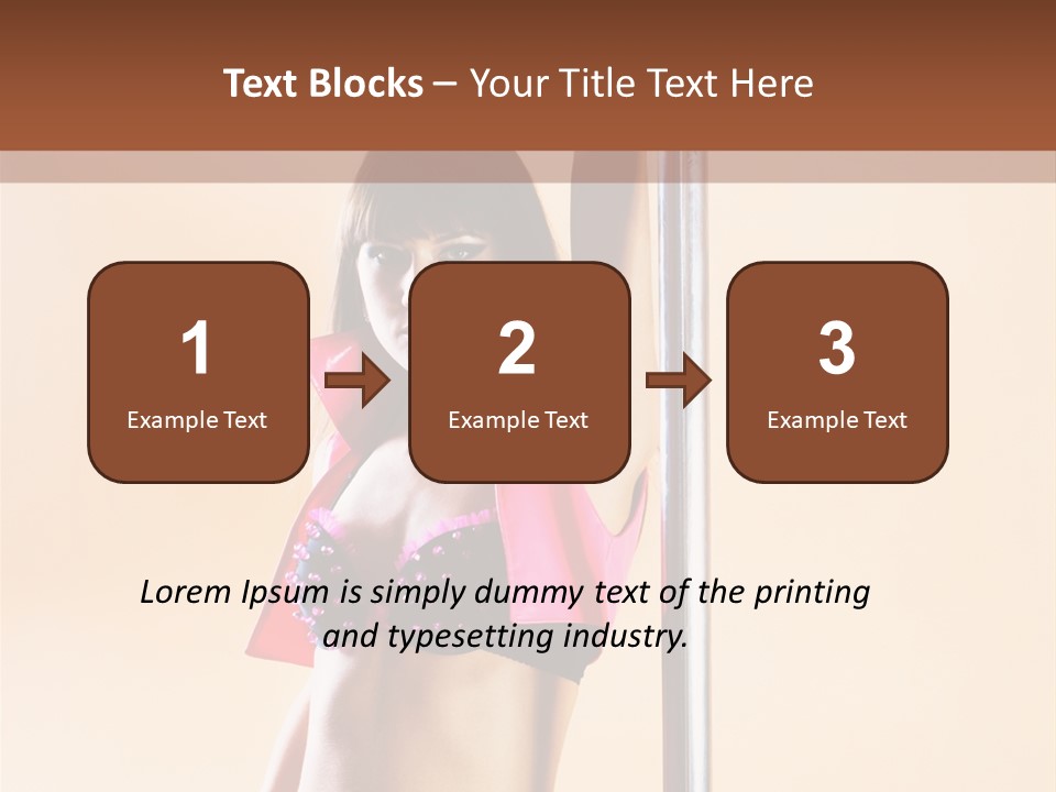 Lingerie Indoors Image PowerPoint Template