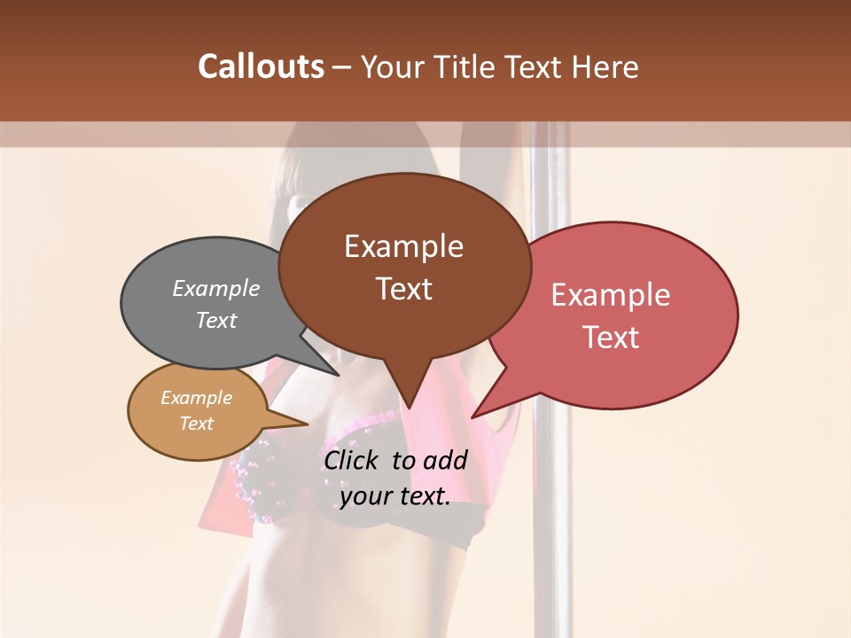 Lingerie Indoors Image PowerPoint Template
