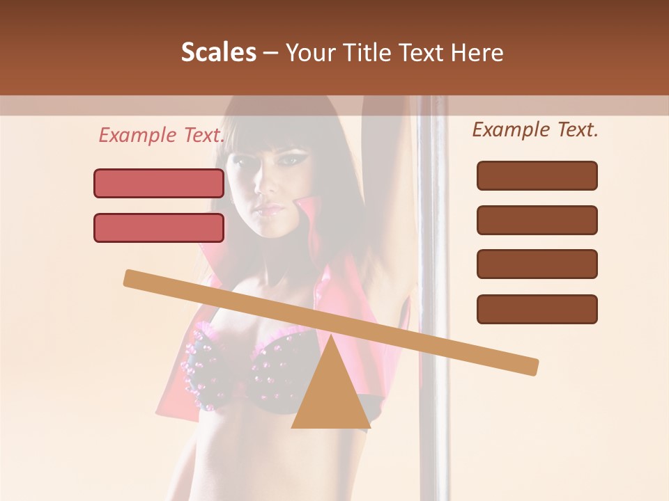 Lingerie Indoors Image PowerPoint Template
