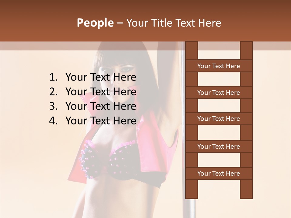 Lingerie Indoors Image PowerPoint Template