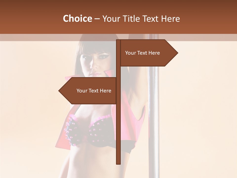Lingerie Indoors Image PowerPoint Template