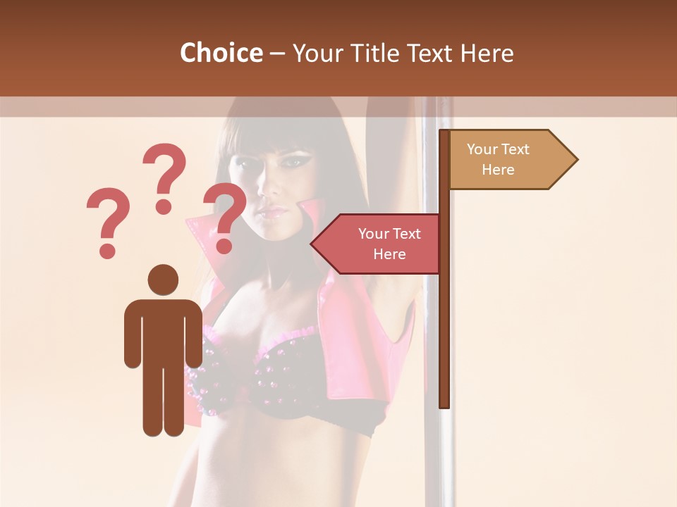 Lingerie Indoors Image PowerPoint Template