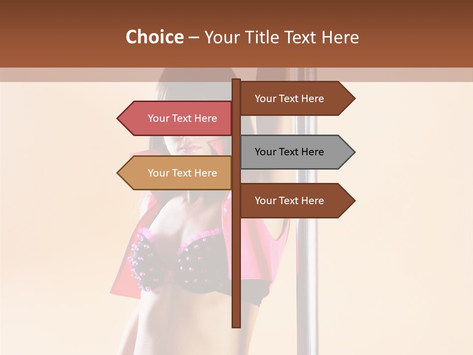 Lingerie Indoors Image PowerPoint Template