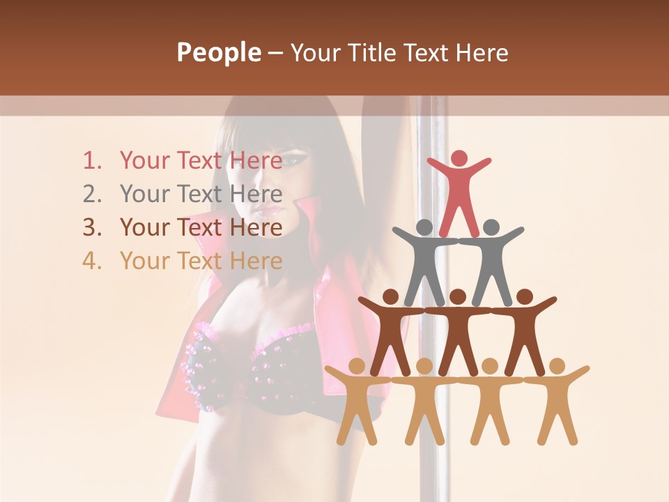 Lingerie Indoors Image PowerPoint Template