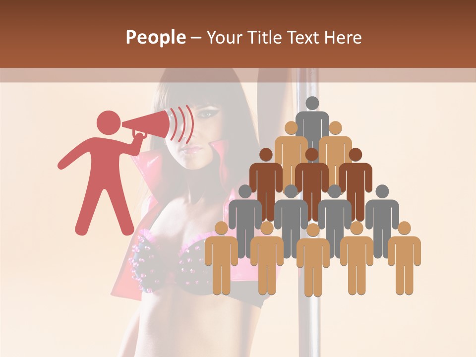 Lingerie Indoors Image PowerPoint Template