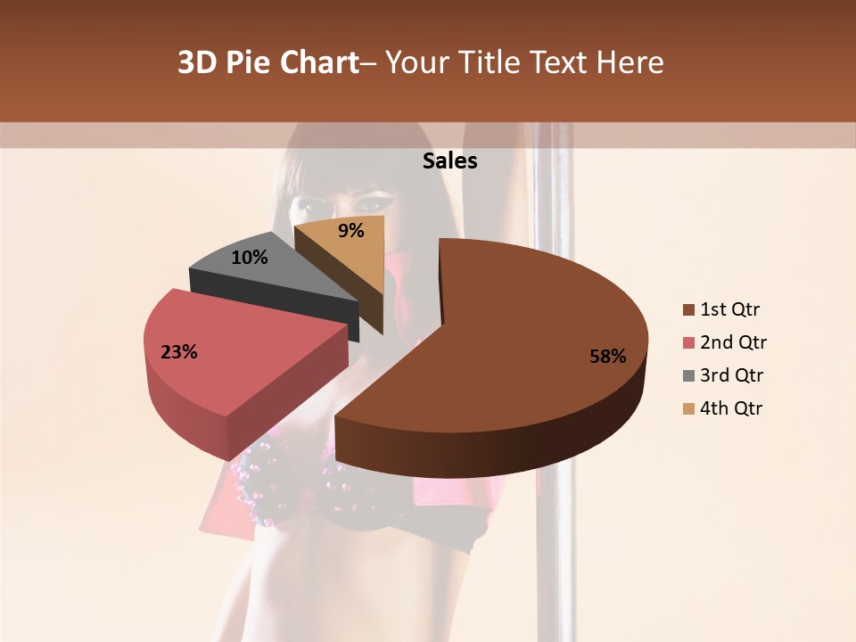 Lingerie Indoors Image PowerPoint Template