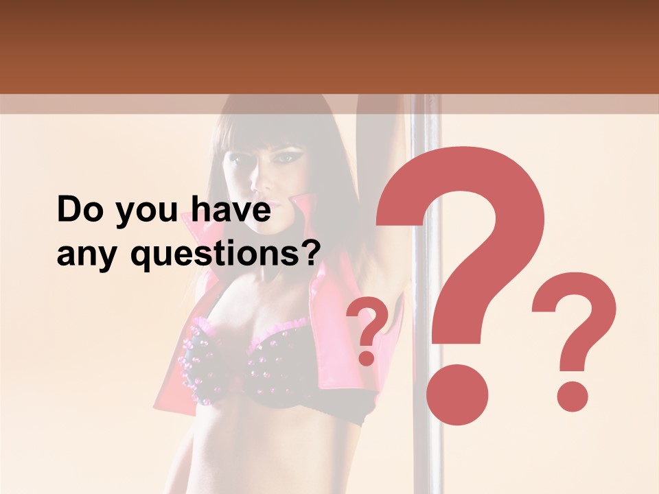 Lingerie Indoors Image PowerPoint Template