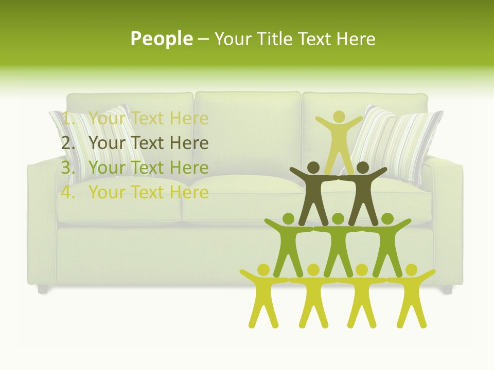 Group Happy Character PowerPoint Template