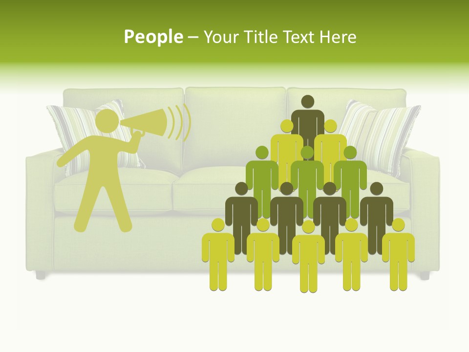 Group Happy Character PowerPoint Template