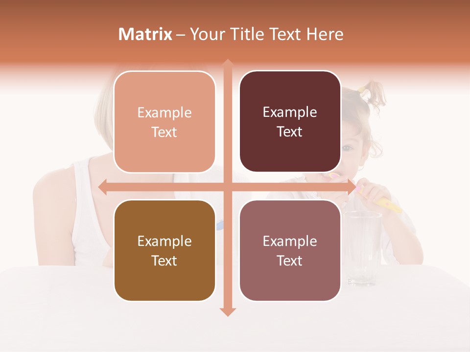 Clean Kid Stand PowerPoint Template